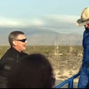 El magnate Jeff Bezos voló al espacio en el cohete de Blue Origin.