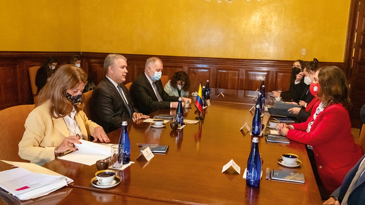 El presidente Iván Duque y su gabinete se mostraron dispuestos a la investigación de la CIDH. La vicepresidenta Marta Lucía Ramírez estuvo atenta a las necesidades de los comisionados en el país. La próxima semana entregarán su informe.