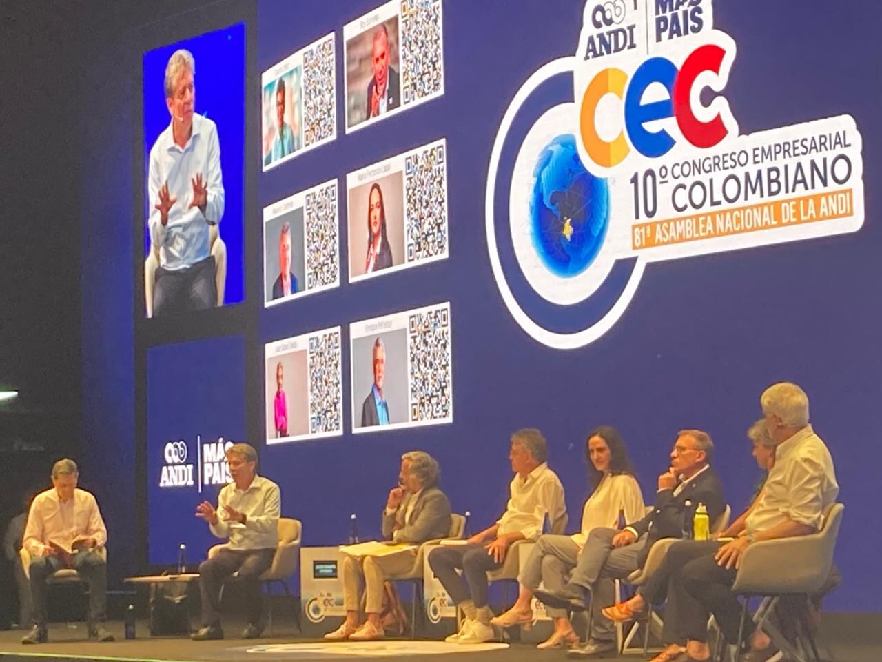 Pánel de precandidatos a la presidencia en el Congreso de la Andi