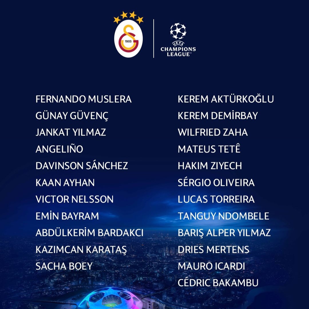 Galatasaray inscribió a Davinson Sánchez para la UCL 2023/2024