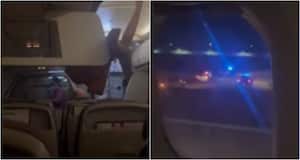 Impactante: pasajero abrió la puerta de un avión en pleno vuelo