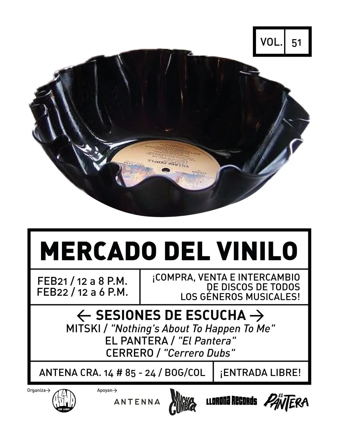 El Mercado del Vinilo retoma su actividad en Antenna con una edición ampliada.