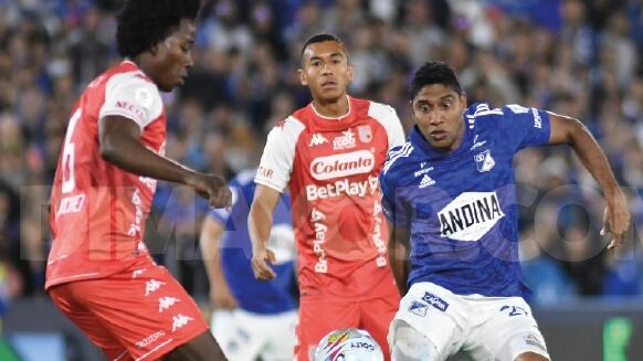 El primer clásico de este semestre fue para Millonarios con marcador de 2-0