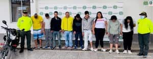 Siete de los nueve integrantes de la banda Los Dispensers fueron capturados durante operativos en sectores de Popayán