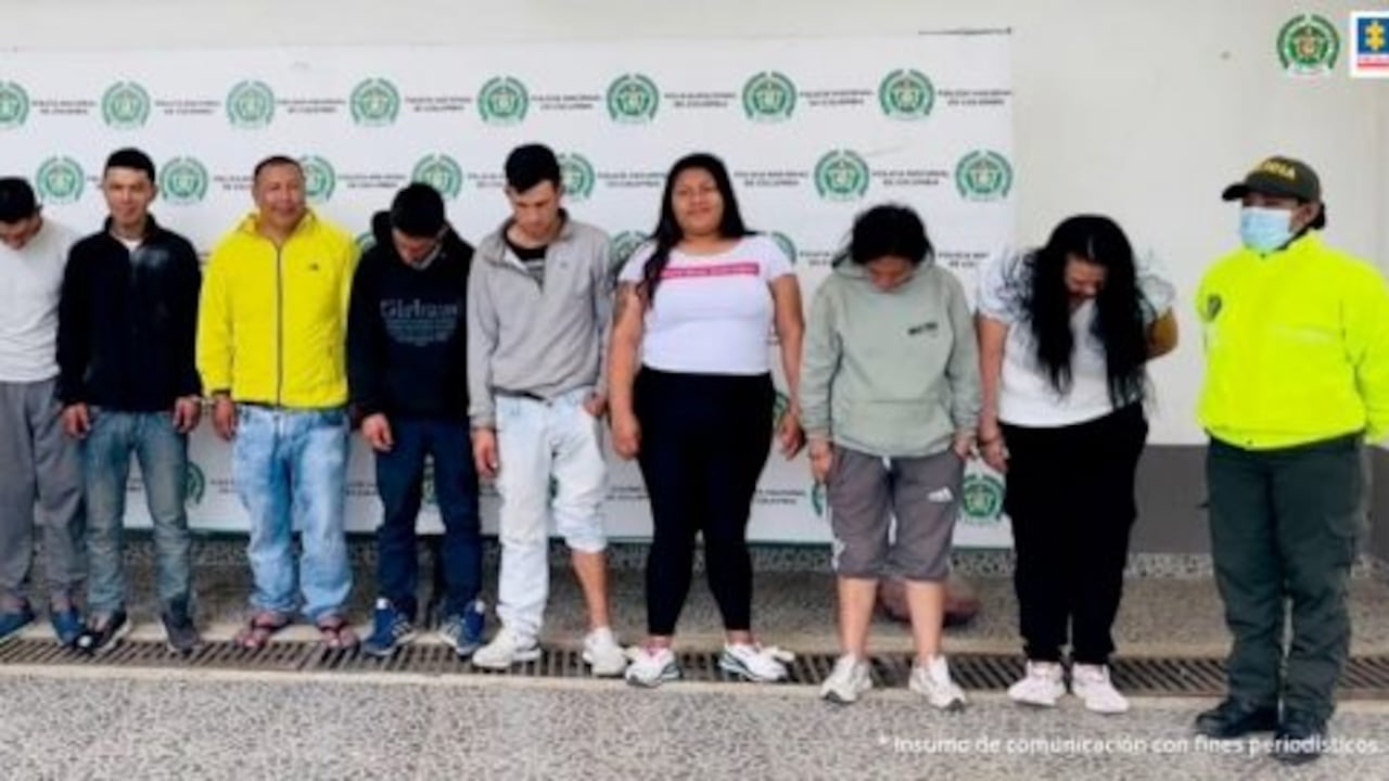 Siete de los nueve integrantes de la banda Los Dispensers fueron capturados durante operativos en sectores de Popayán