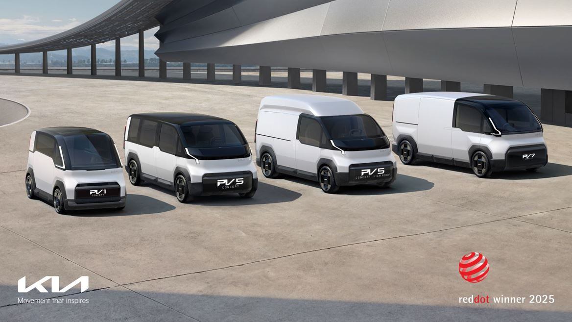 Kia recibió cinco premios en los Red Dot Award: Design Concept 2025