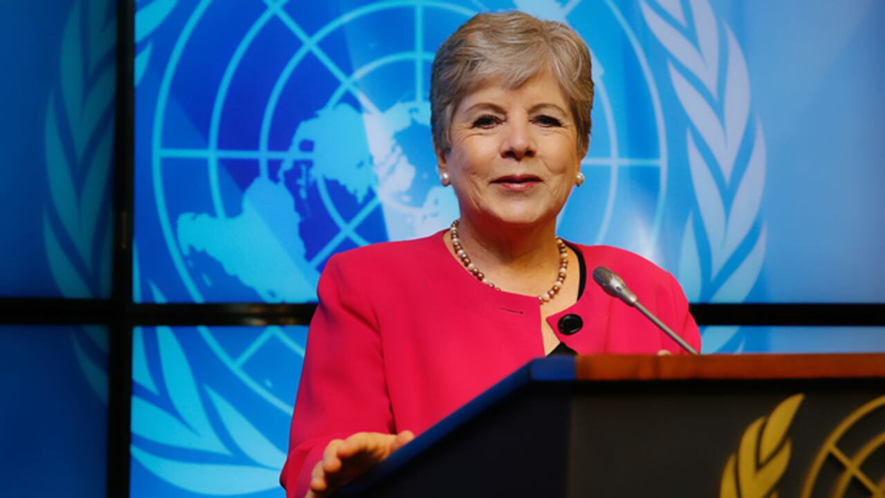 Alicia Bárcena, directora ejecutiva de la Cepal.