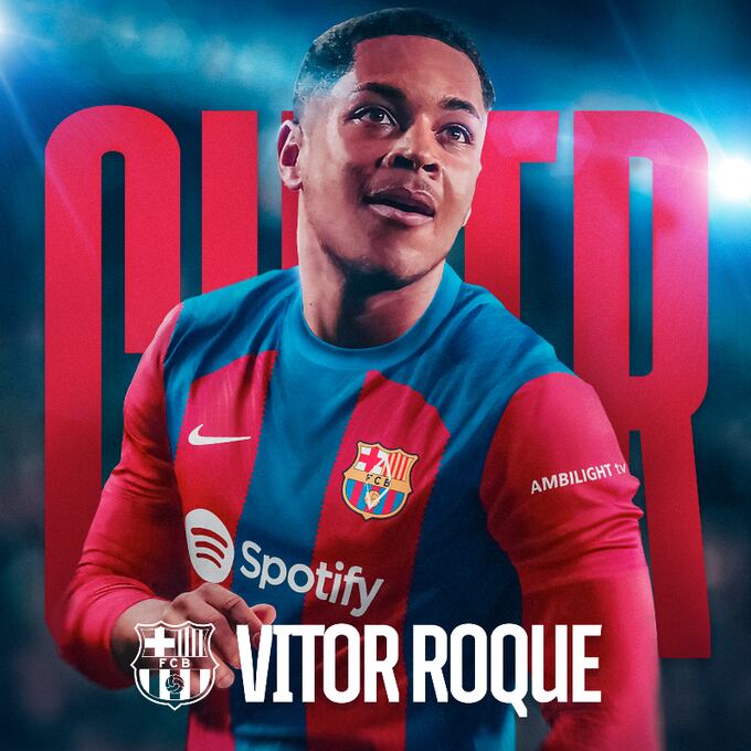Vitor Roque, nuevo jugador del FC Barcelona