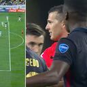 En la jugada se revisó un posible fuera de juego posicional