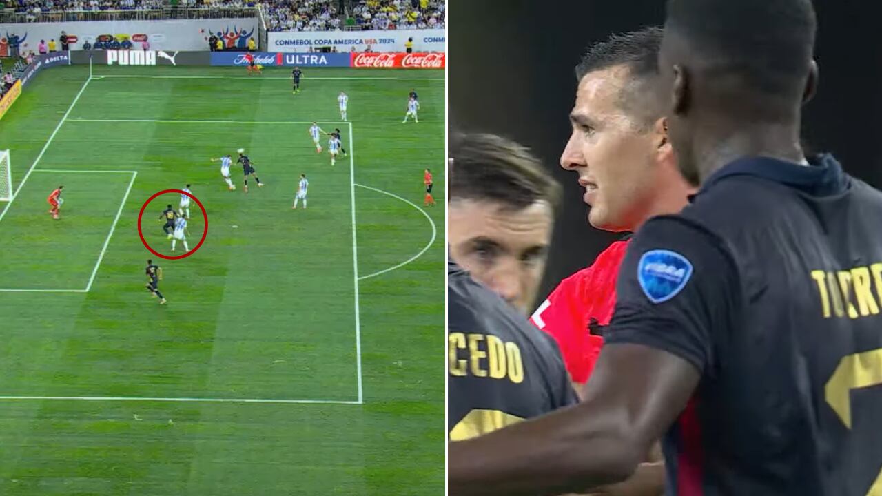 En la jugada se revisó un posible fuera de juego posicional