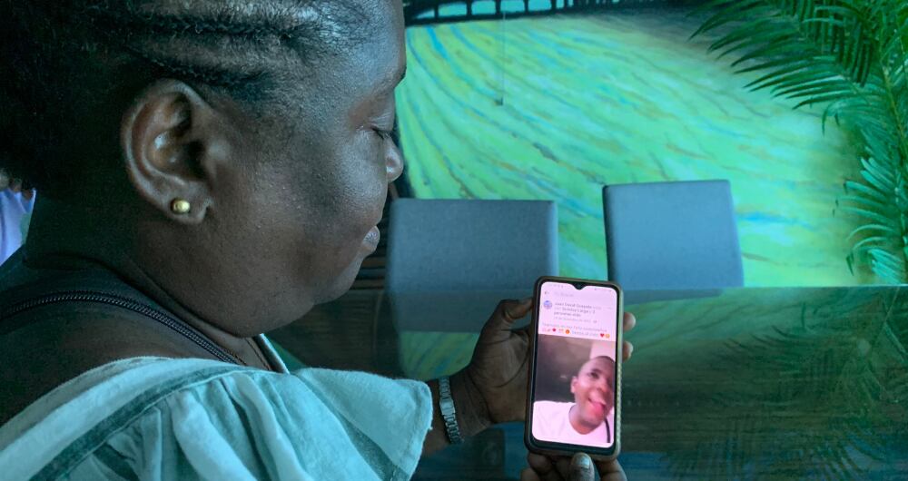 Carmen Palomeque, una de las tías de Sololoy, pide justicia por su muerte.