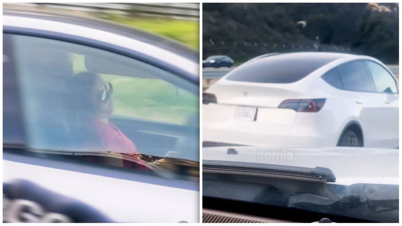 Desde el vehículo en el que se movilizaba Vasiliki Dolas siguieron a la mujer durante cerca de 15 minutos mientras tocaban el claxon en un esfuerzo por hacerla reaccionar, pero no despertó.