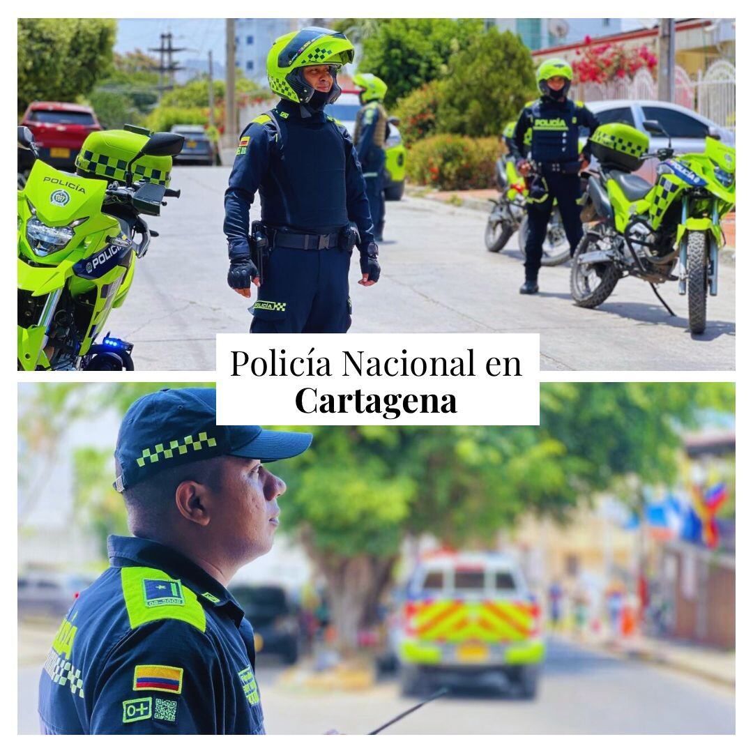La Policía en Cartagena realiza operativos constantes para ofrecer seguridad a sus habitantes.