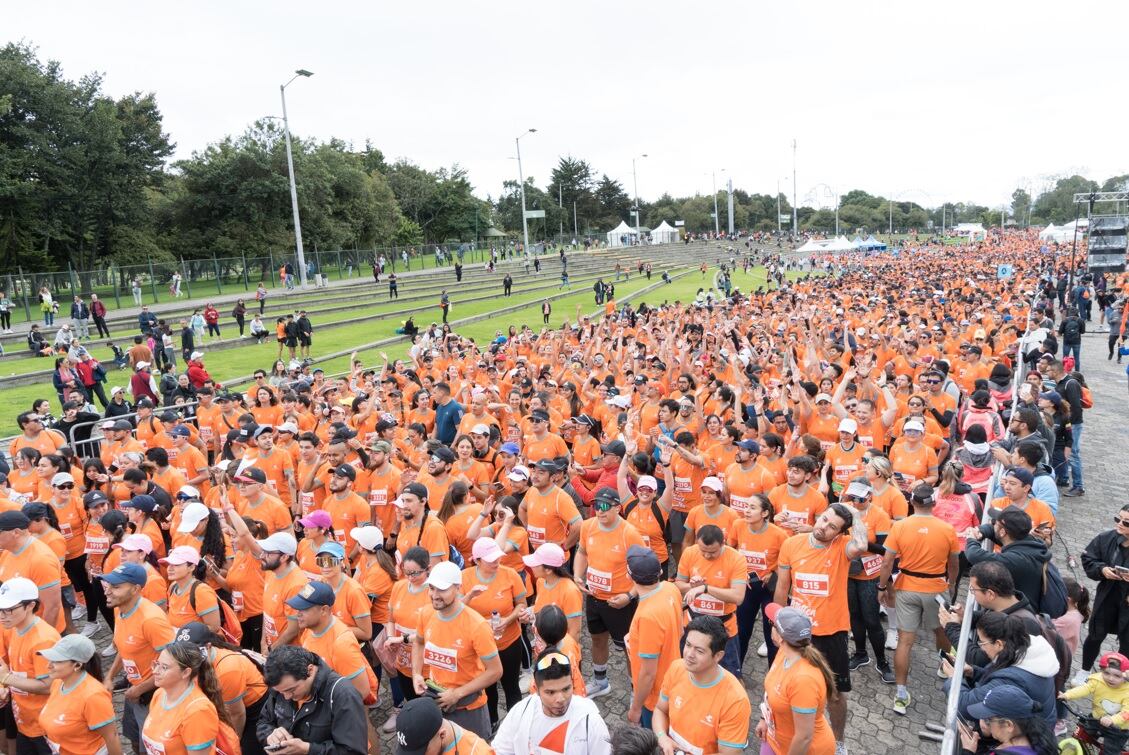 En su tercera edición, la Carrera Atlética Compensar convocó a más de 5.000 personas de todas las edades.