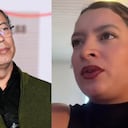 Gustavo Petro y Andrea Petro.