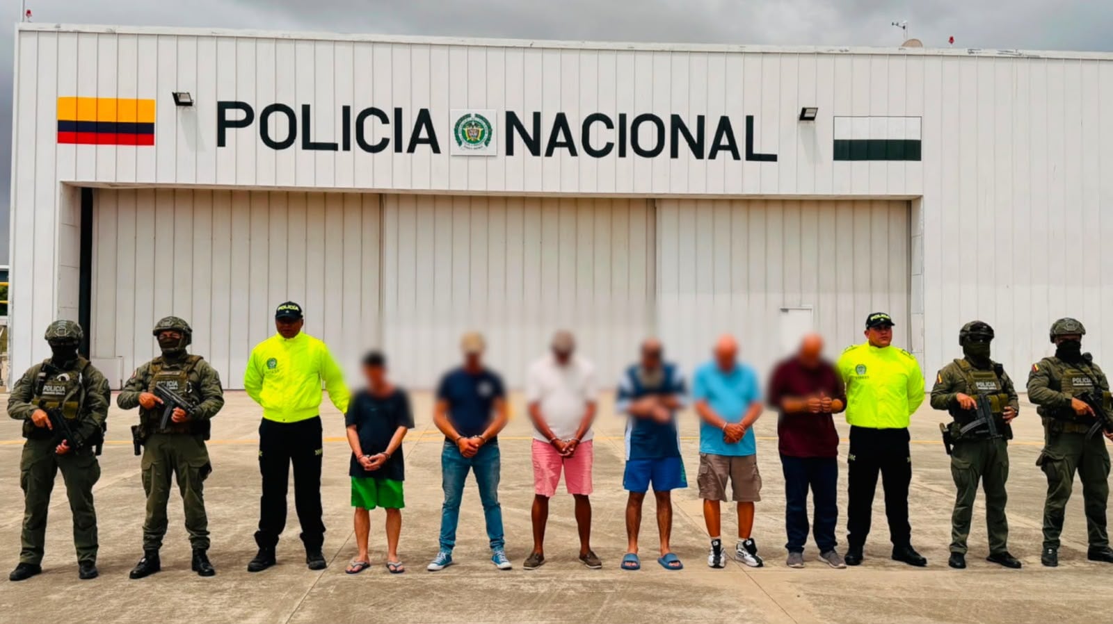 Los capturados serán extraditados a Estados Unidos.