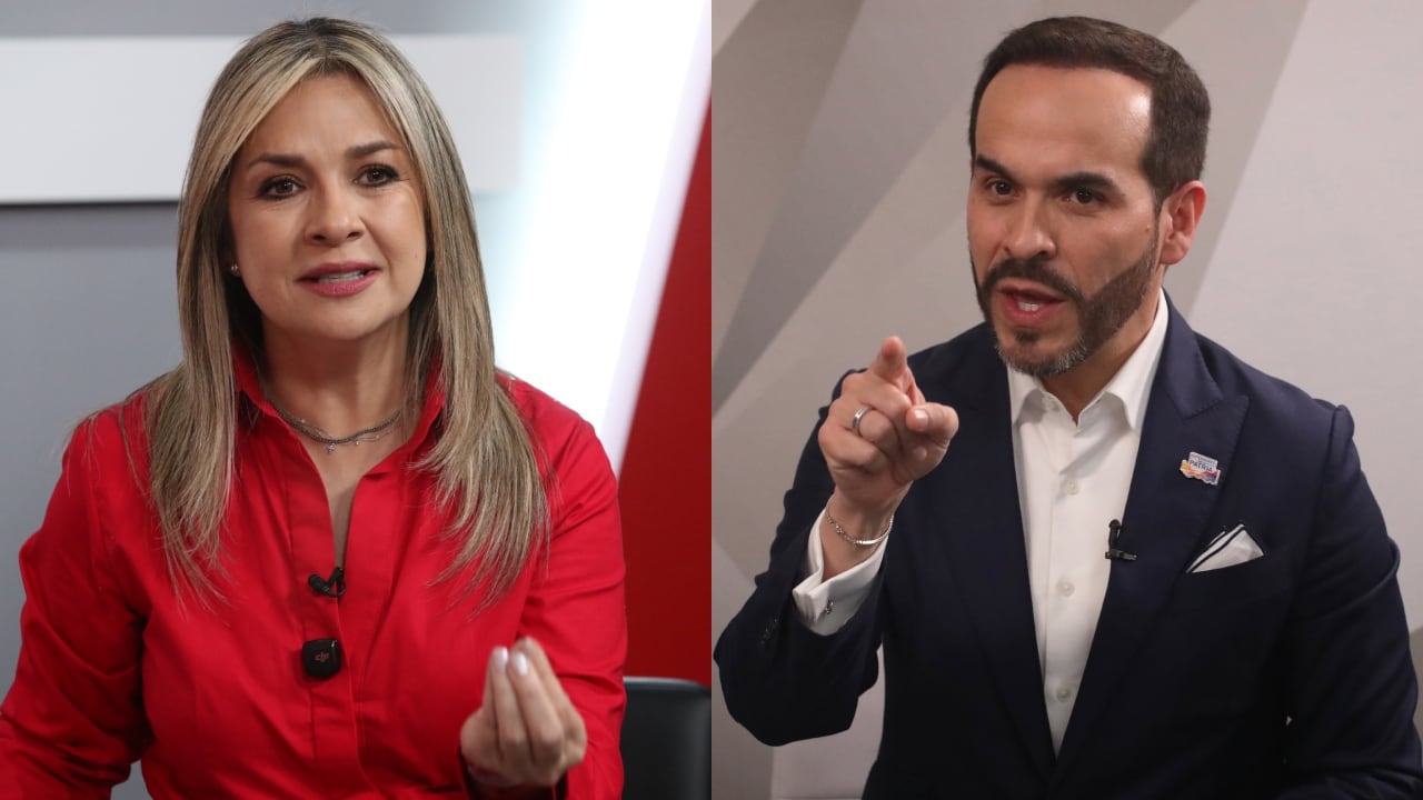 Vicky Dávila y Abelardo de la Espriella