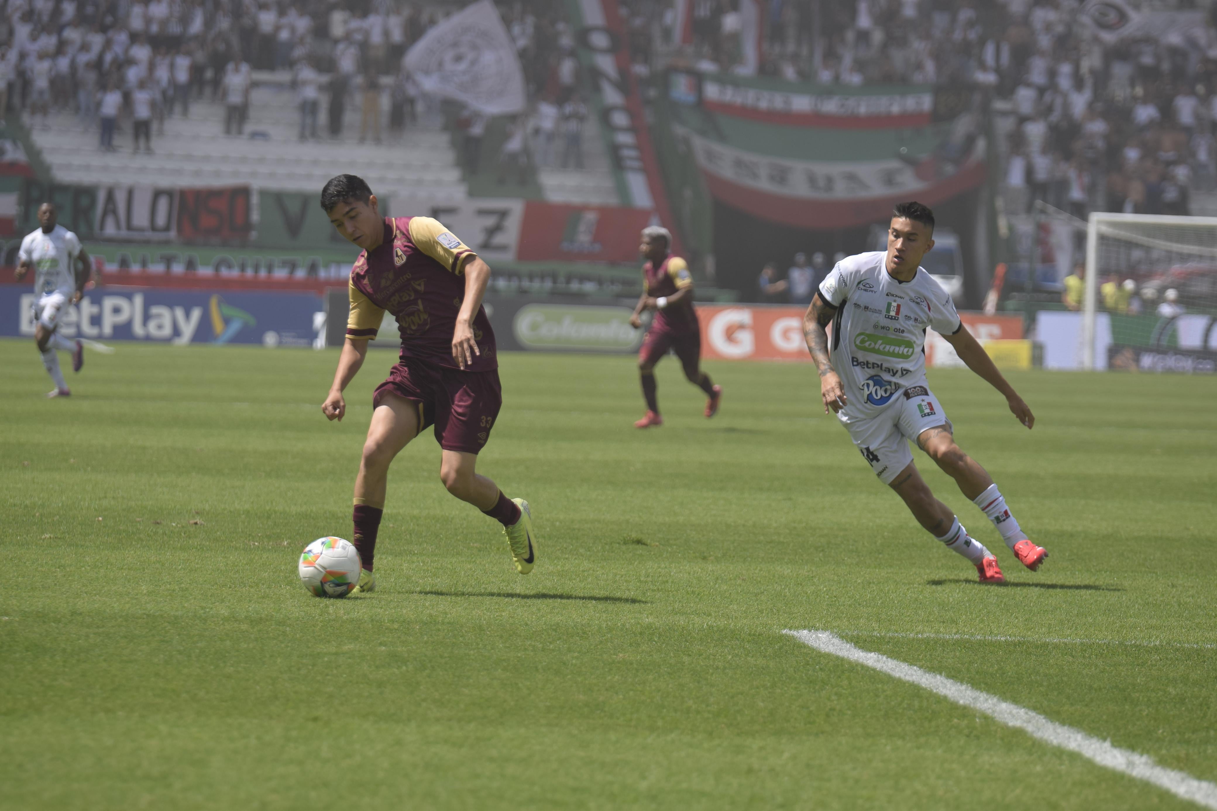 El Once Caldas sigue sin despegar en la Liga BetPlay. Perdió contra el Deportes Tolima.