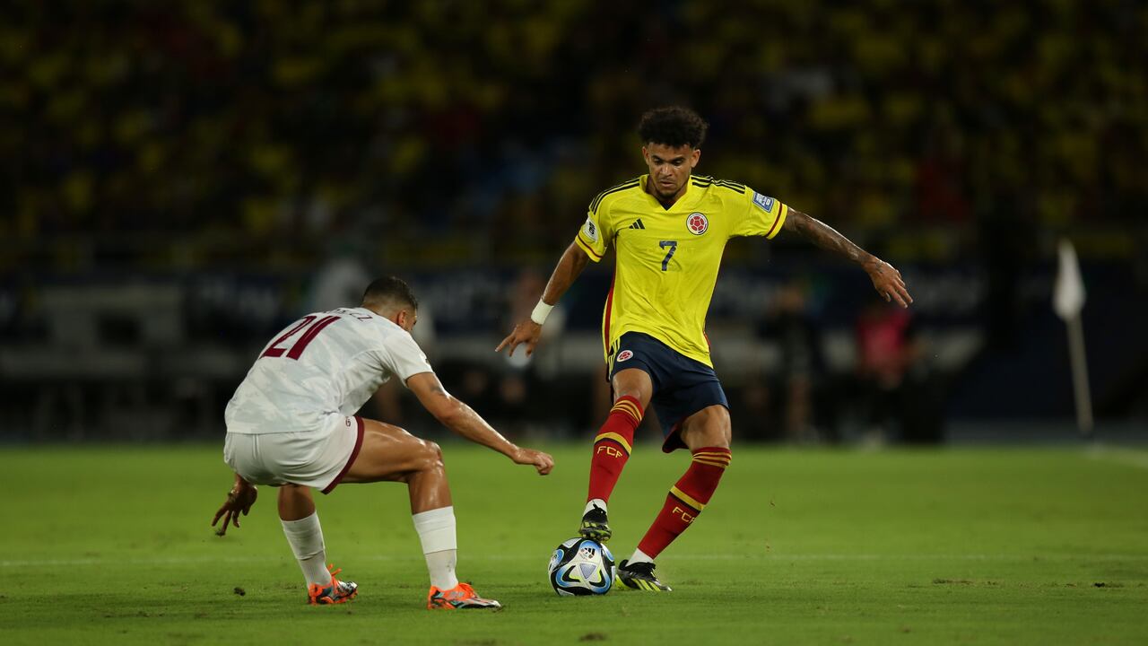 Luis Díaz jugó 88 minutos ante Venezuela.