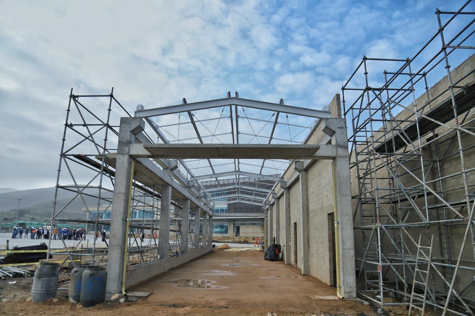 Patio portal de TransMilenio en Soacha