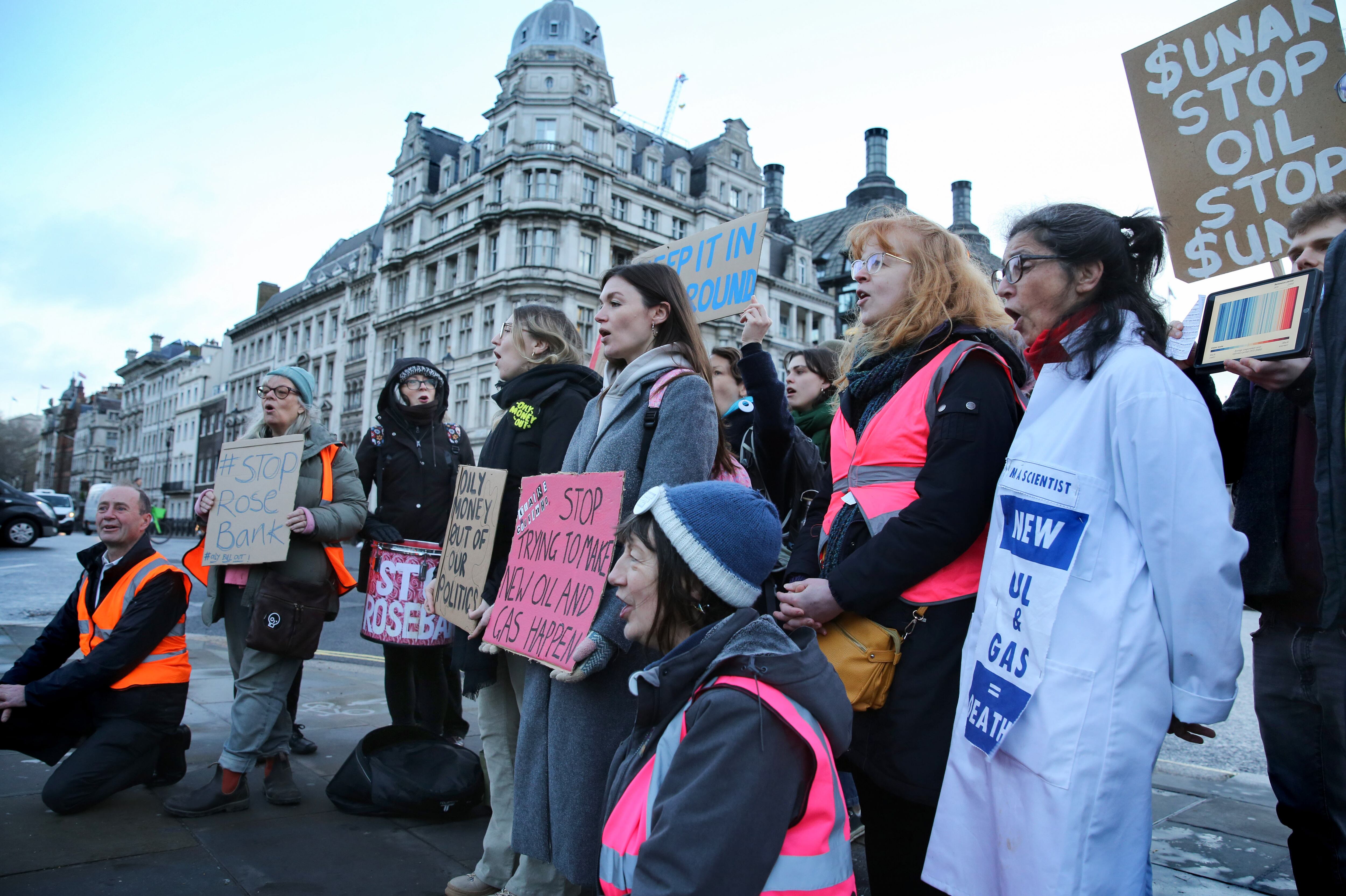 Protestas Reino Unido.