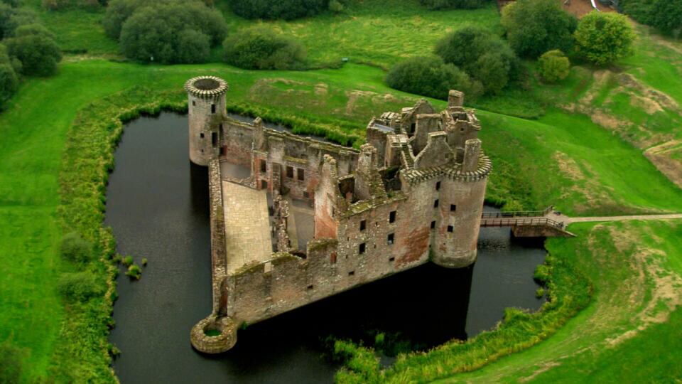 Castillo lujoso, una de las posesiones de los hombres más ricos del mundo.