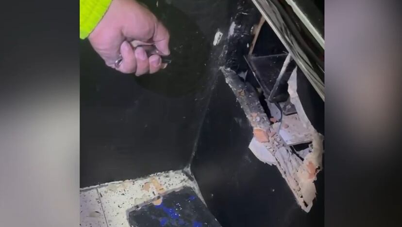 La caleta que funcionaba a con control remoto.