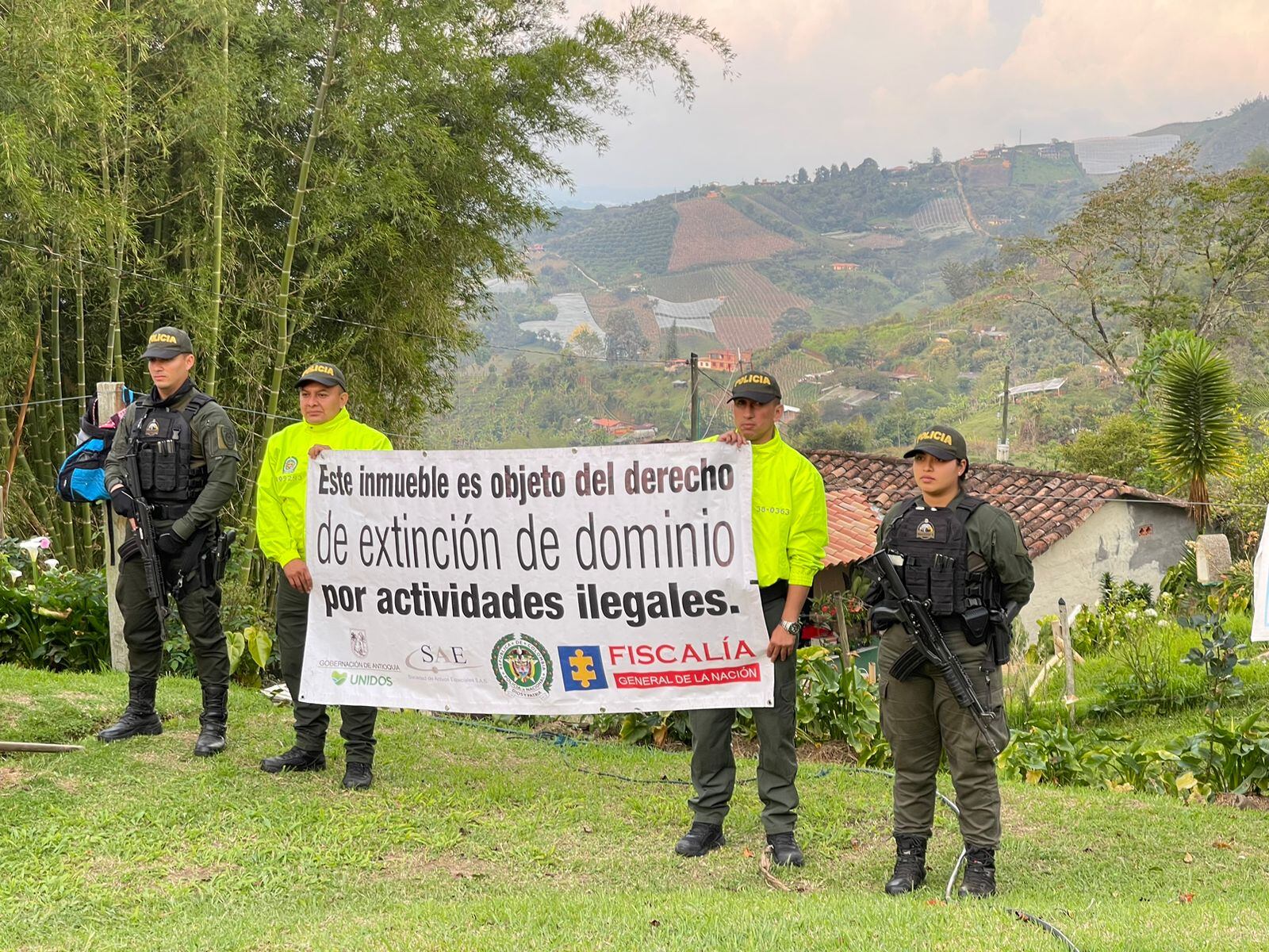 Los inmuebles están ubicados en los municipios de Marinilla, El Peñol y San Carlos.