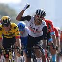 Juan Sebastián Molano ganador de la etapa en el Tour de Guangxi.