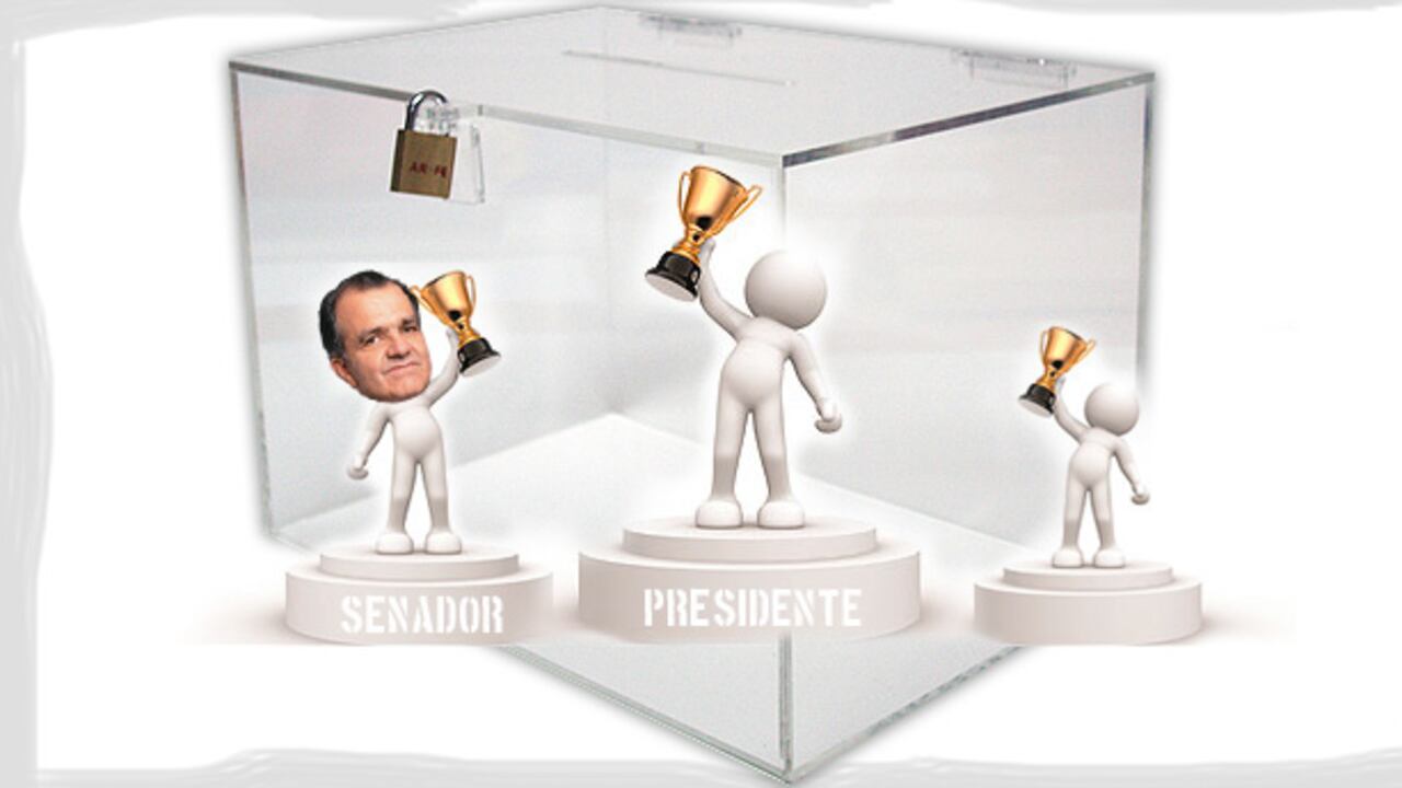 Óscar Iván Zuluaga fue el segundo en las elecciones. Un proyecto del conservatismo propone que los que no ganen obtengan una curul en el Senado.