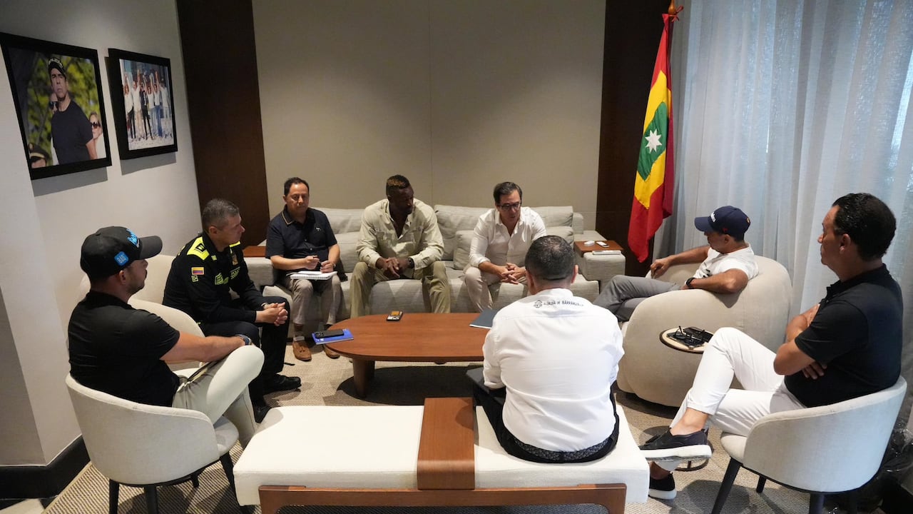Reunión de las autoridades en Barranquilla.