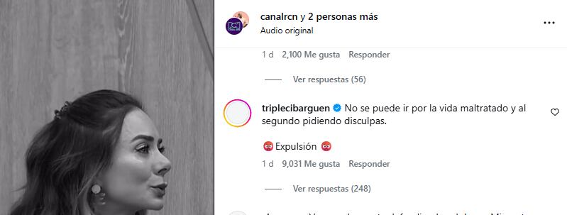 Caterine Ibarguen se pronunció por comentario racista de Johanna Fadul.