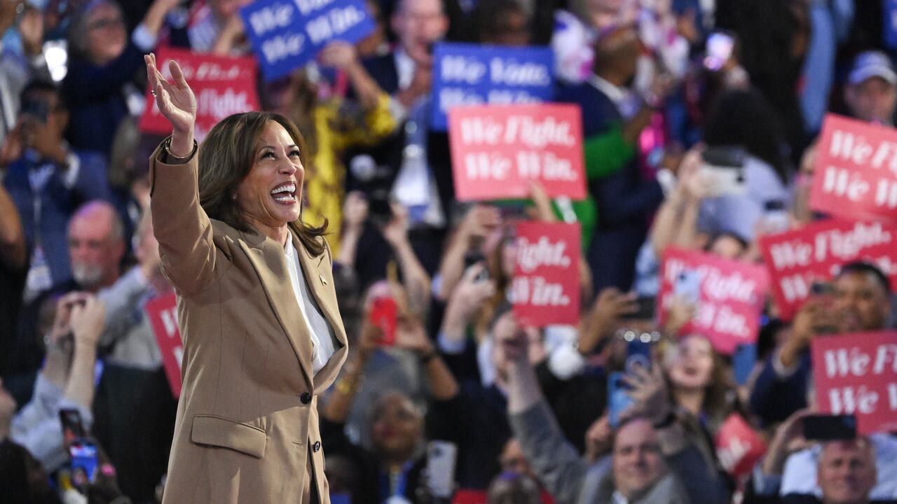 Kamala Harris en la Convención Nacional Demócrata