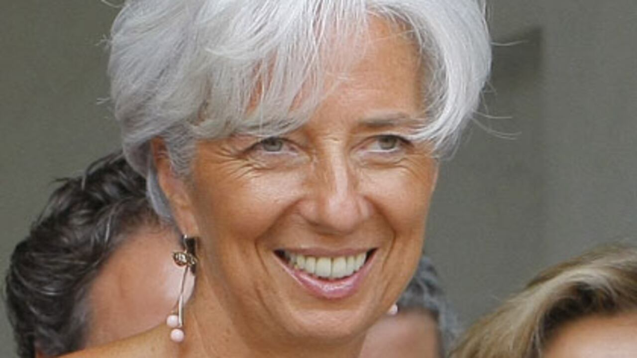 La francesa Christine Lagarde, primera jefa del FMI.