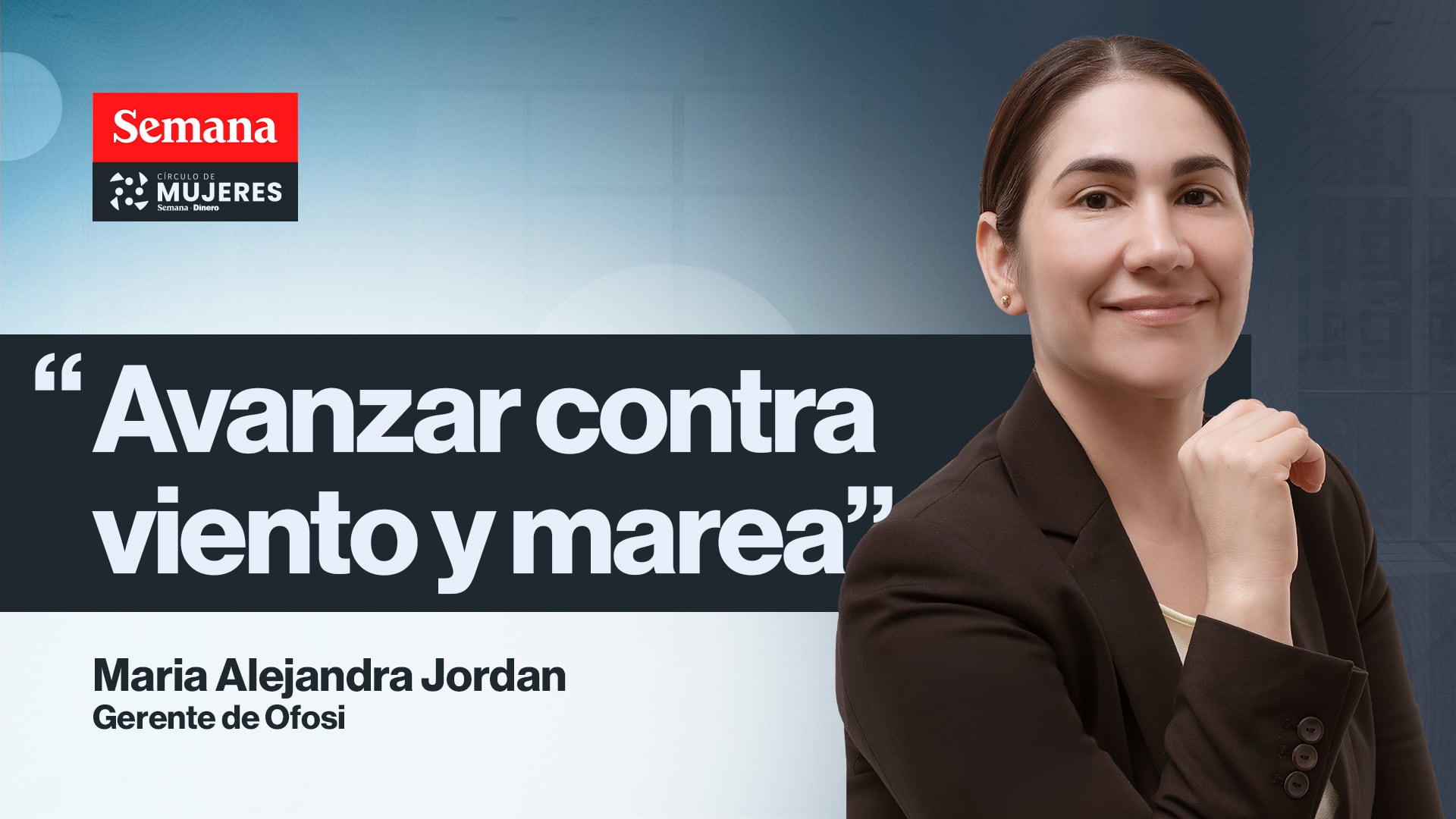 María Alejandra Jordan, gerente general de Ofosi