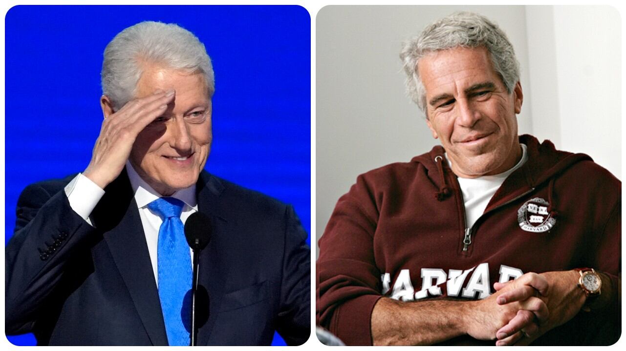 Bill Clinton y Jeffrey Epstein