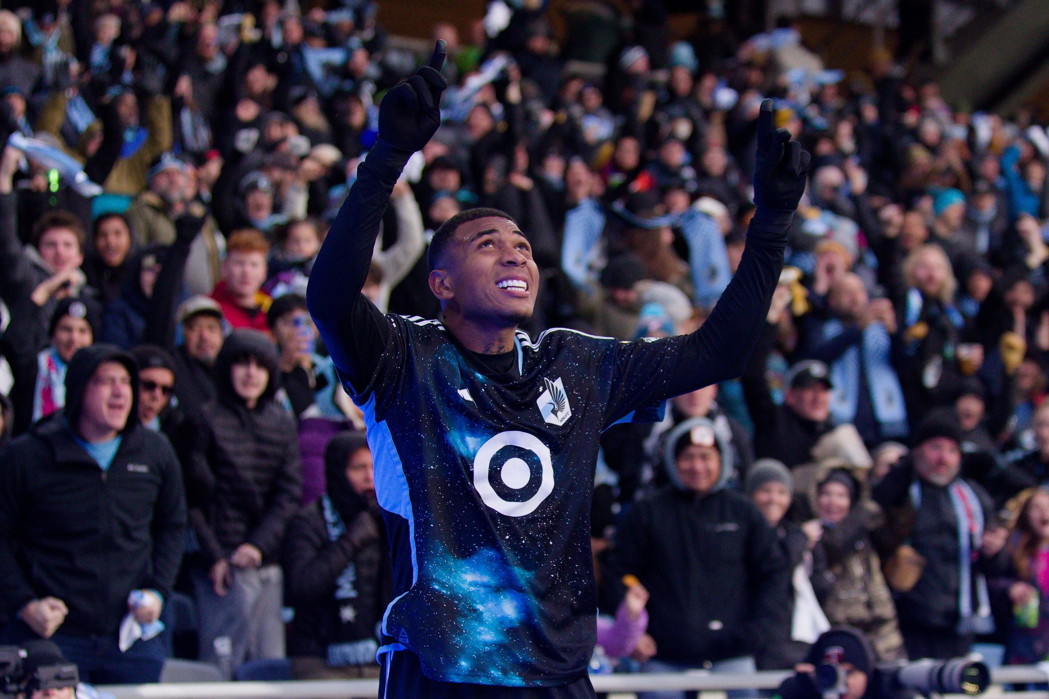 Jefferson Diaz, colombiano al servicio de Minnesota United.