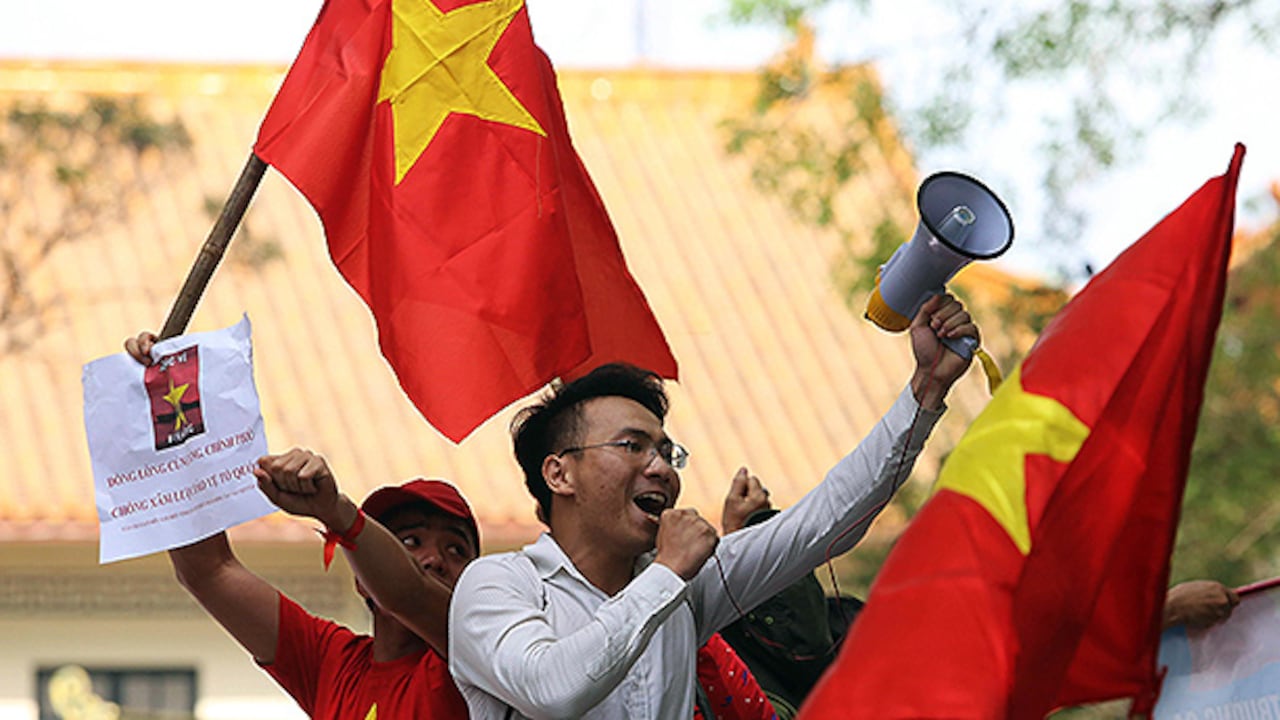 Protestas en Vietnam en contra de intereses chinos.