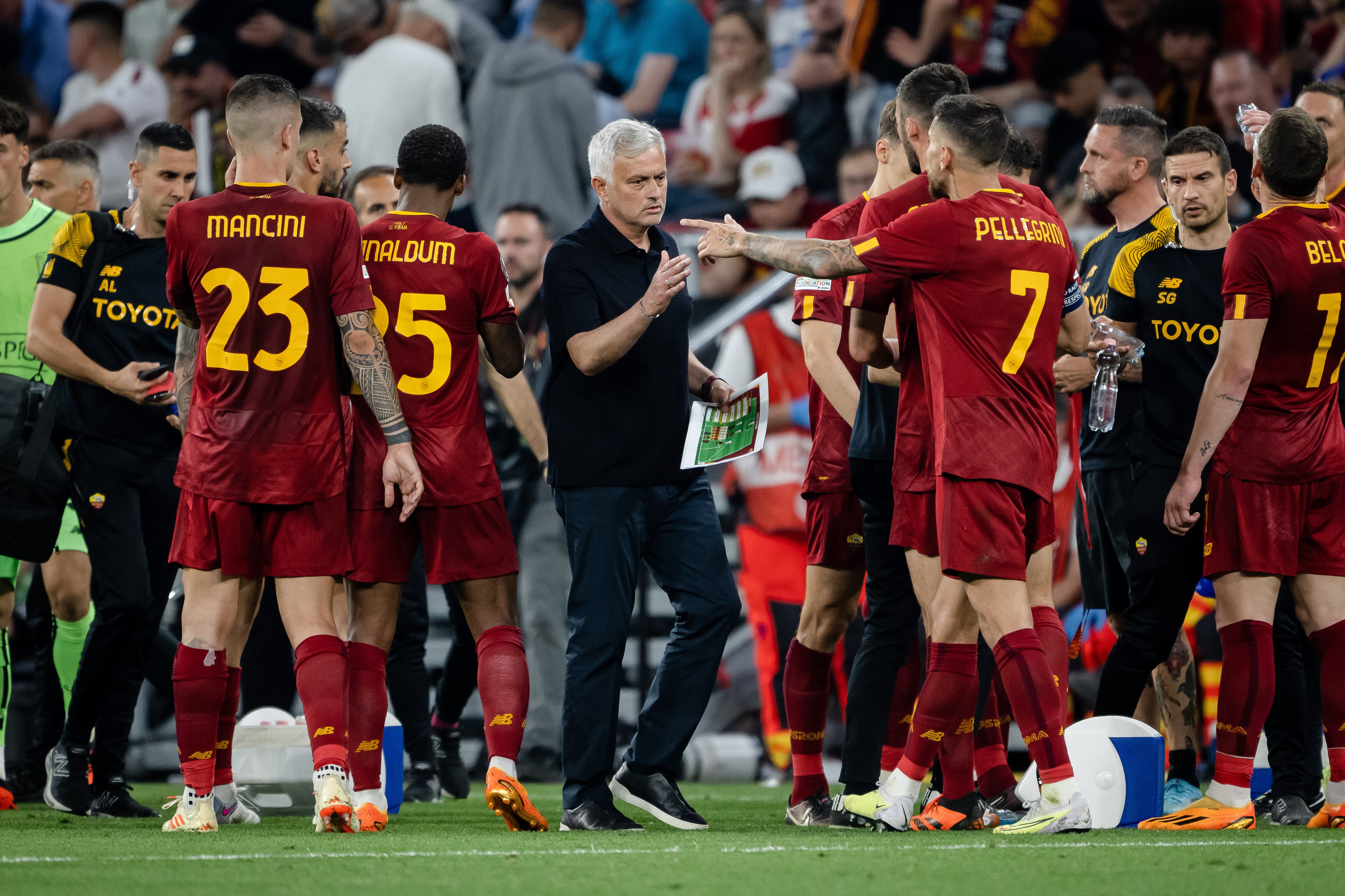 José Mourinho suma dos temporada como técnico de la Roma.