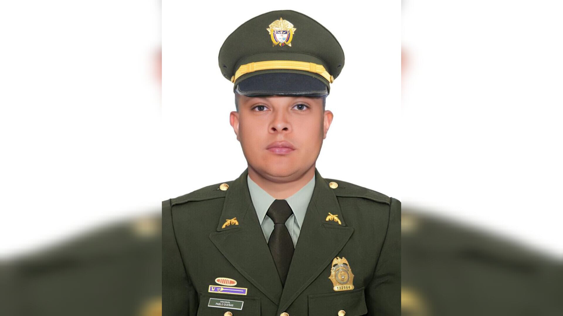 Intendente Pablo Antonio Dueñas Morales, asesinado en Antioquia.