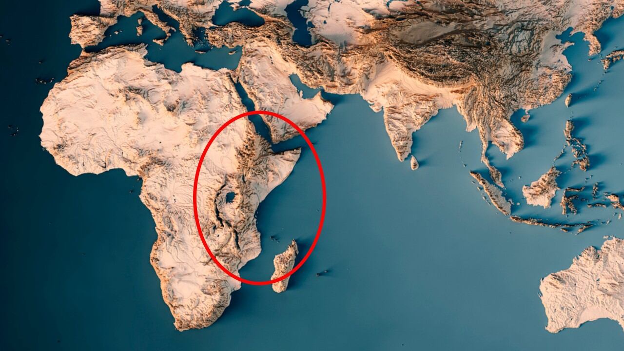 África se estaría partiendo en dos.