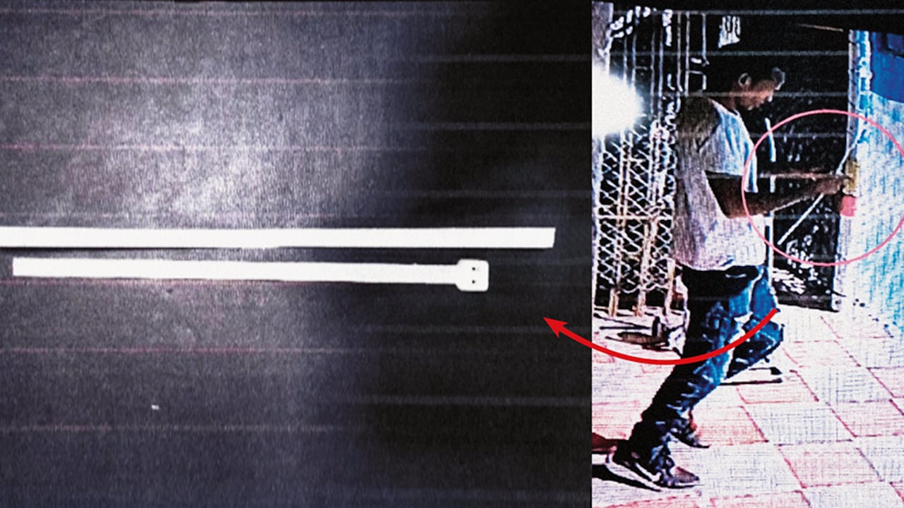 En este video se ve cuando alias Mane compra el zuncho con el que horas más tarde acabó con la vida de Rosa, hermana melliza de su actual pareja, quien también había sido su pareja. La mató por celos.