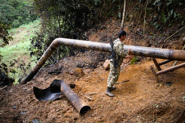 La producción diferida por situaciones de orden público ascendió a 10.800 barriles de petróleo, lo que –según Campetrol- equivale a 2,64 millones de barriles no producidos.