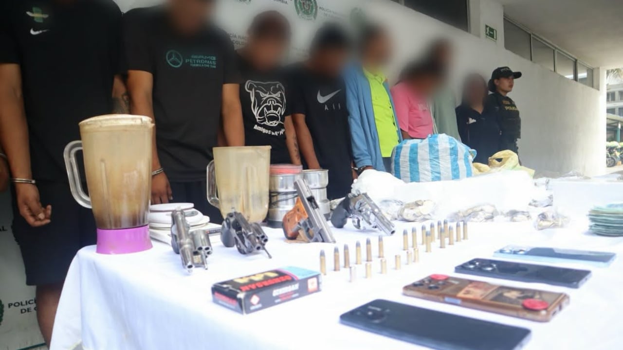 Captura de miembros de la banda 'Floralita' en Cali