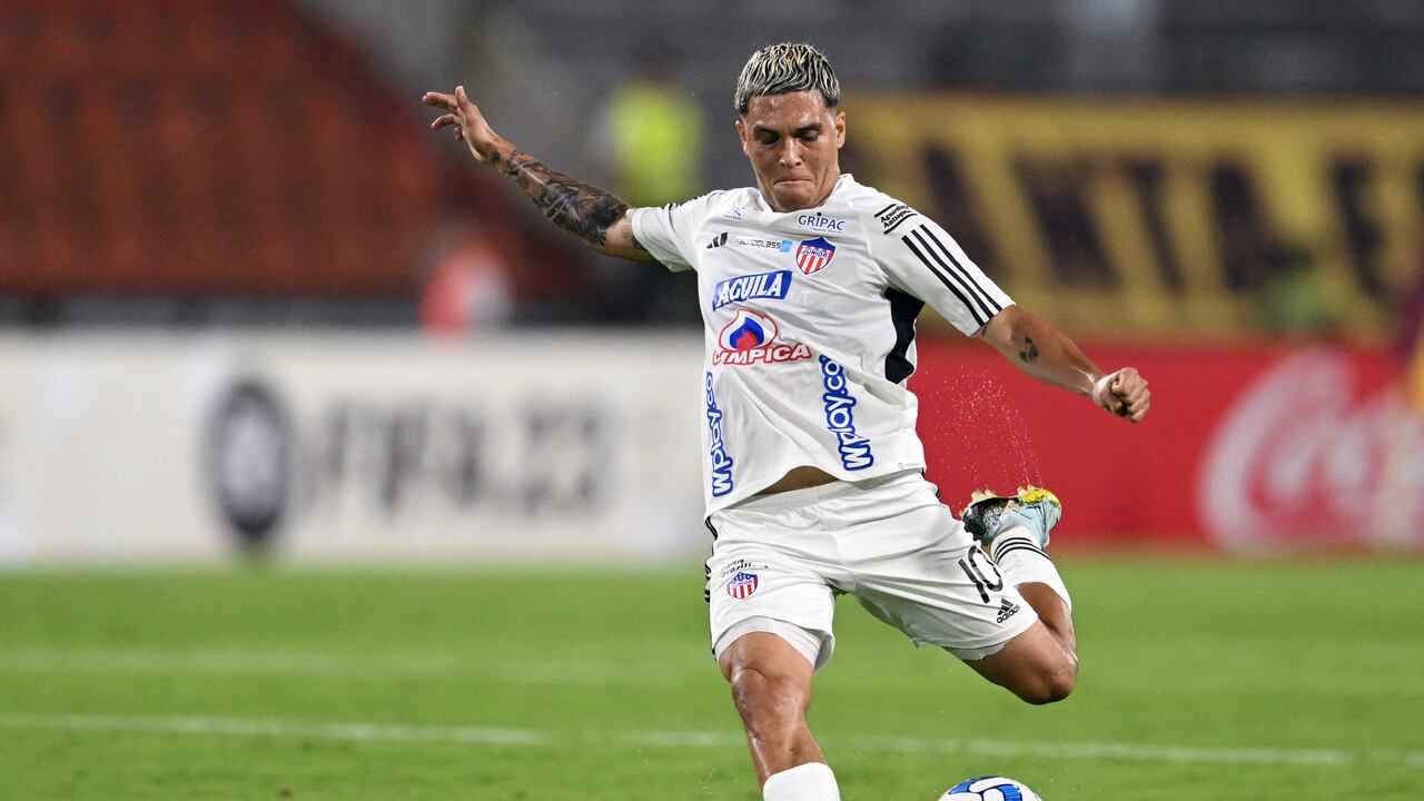 Juan Fernando Quintero en el juego por Copa Sudamericana ante Tolima.