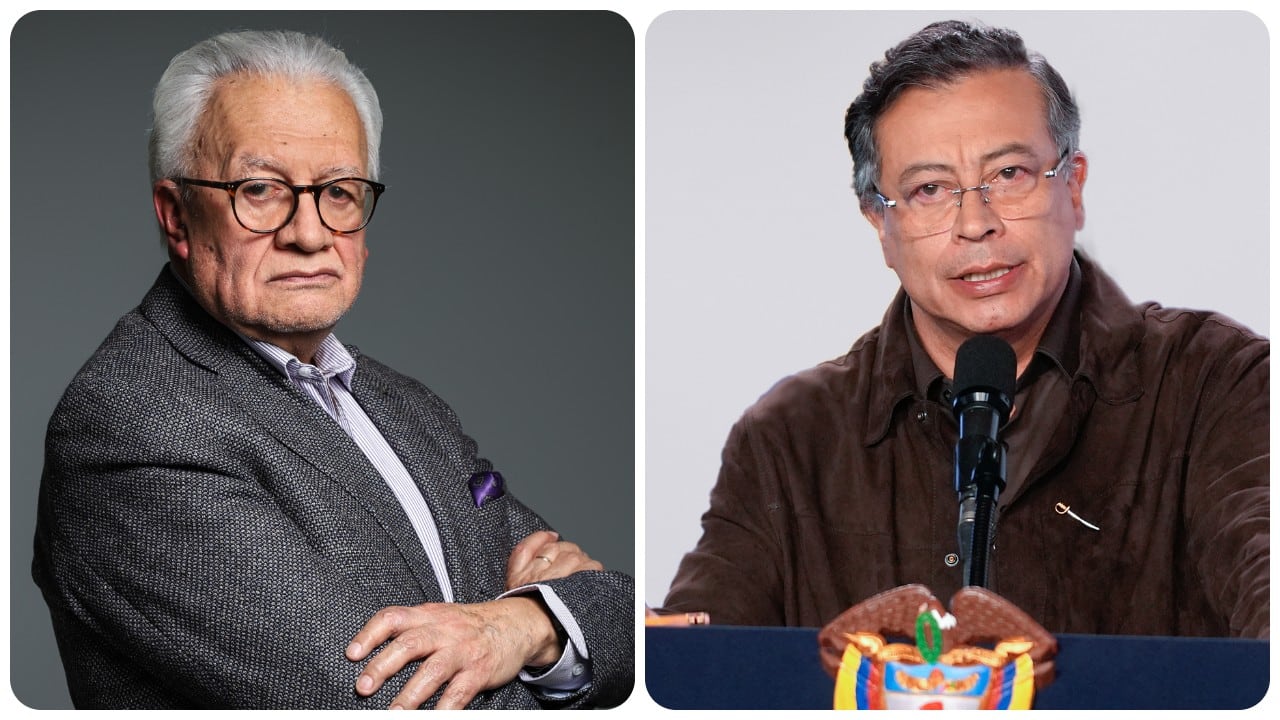 Everth Bustamante y Gustavo Petro.