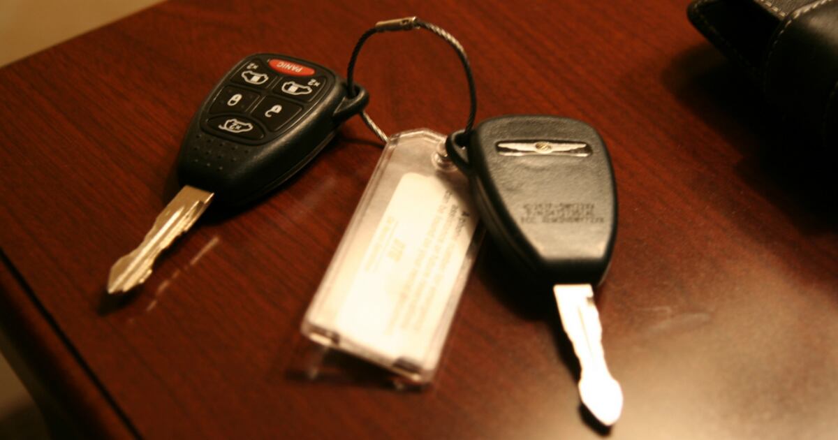 Las llaves es una de las cosas que más pierden los conductores. 