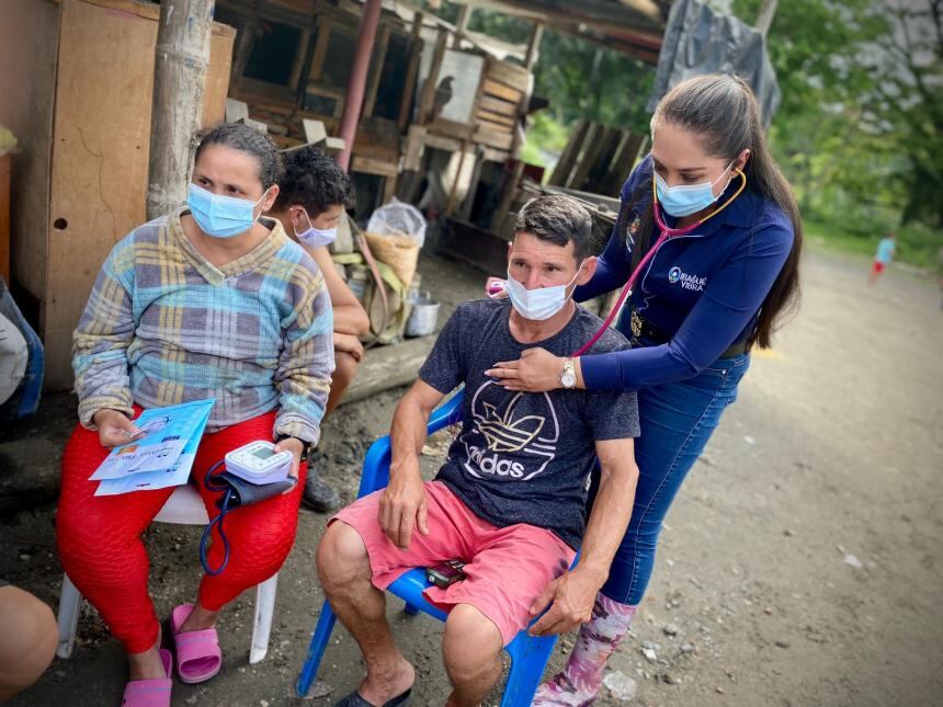 Algunos afectados fueron trasladados a un centro asistencial.