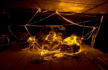 El producto final –la foto enmarcada– se le entregó a cada colaborador como memorial para ser colgado en su casa. Tesoro Yuche - Leticia, Amazonas 2012. FOTO: Santiago Escobar-Jaramillo