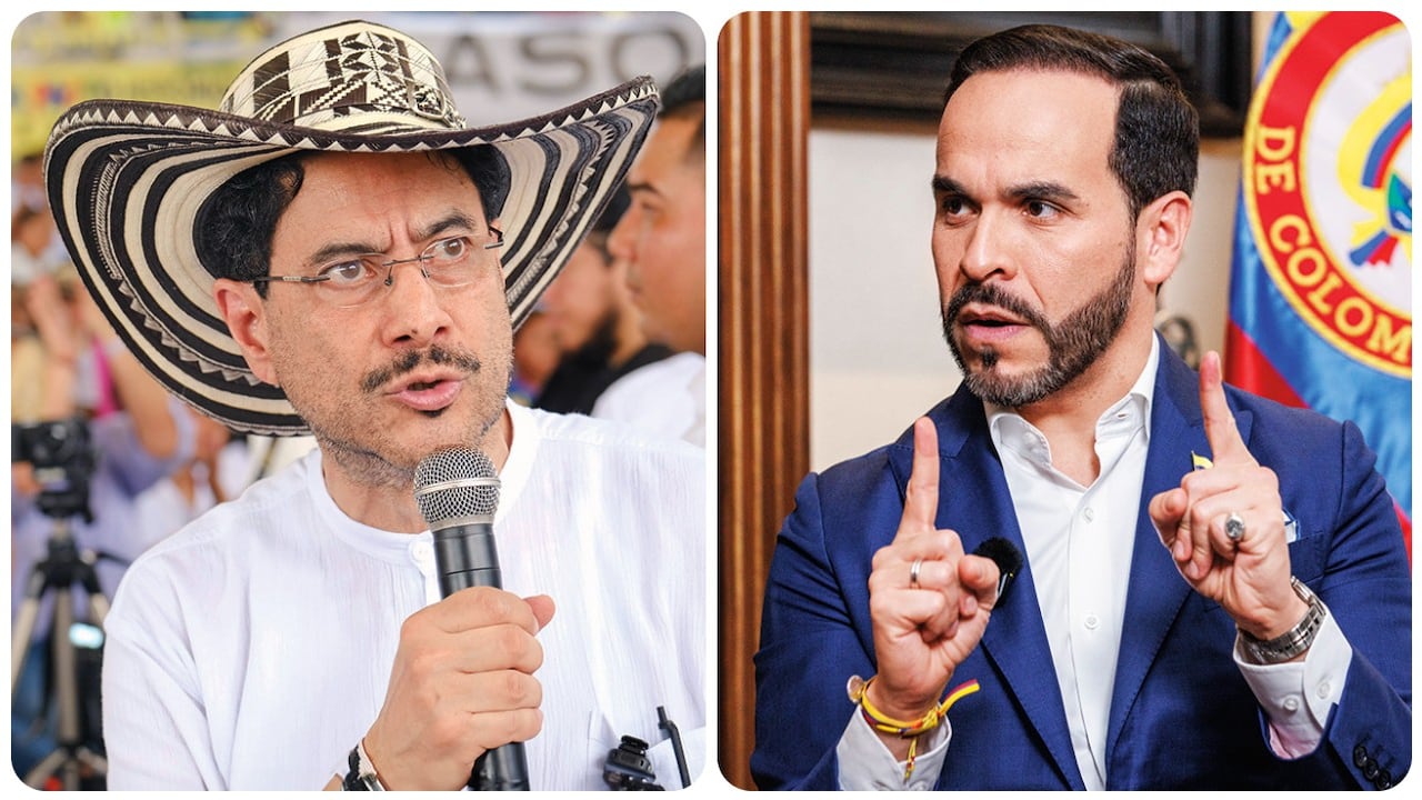 Iván Cepeda y Abelardo de la Espriella